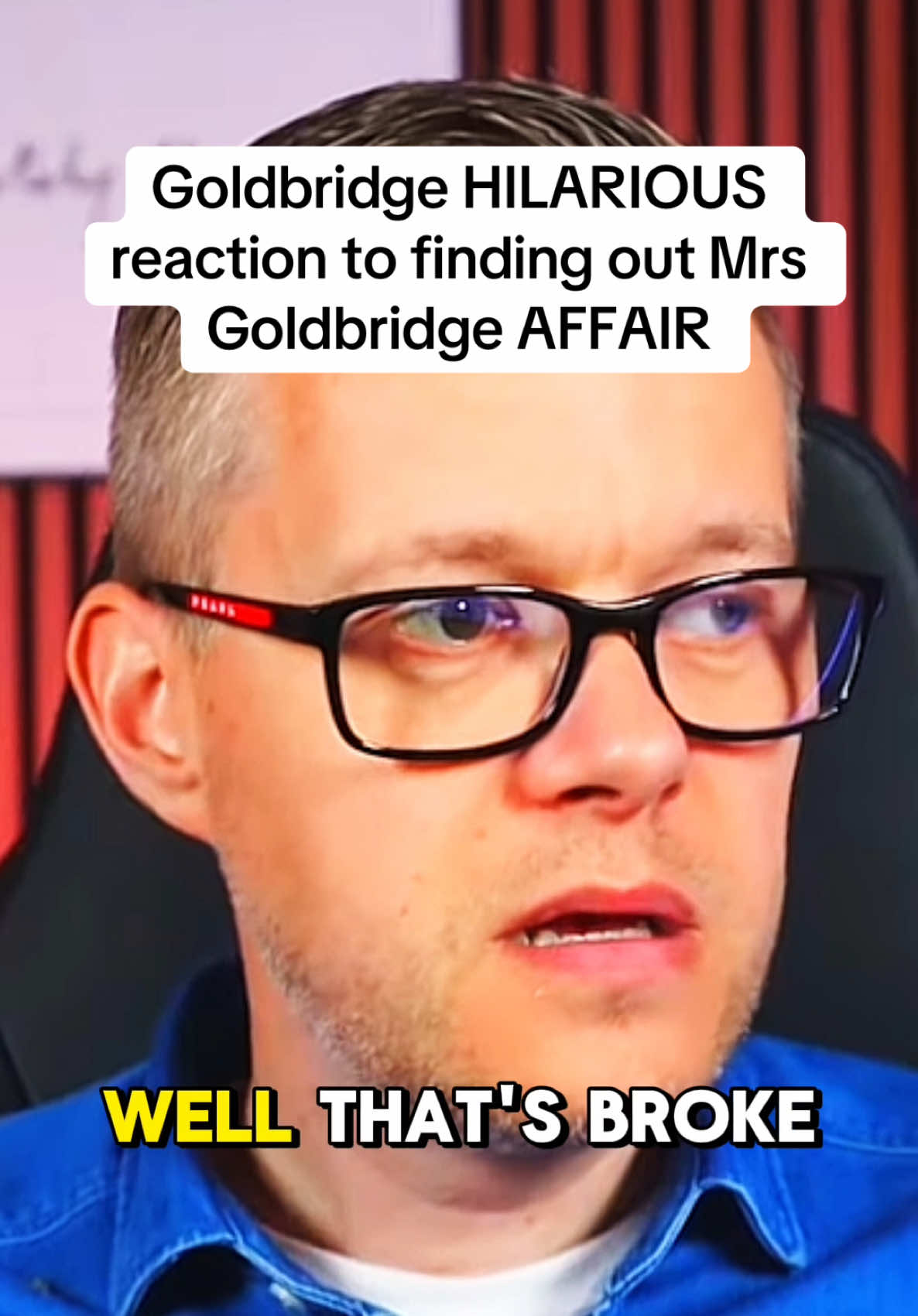 Mark Goldbridge’s reaction to Mrs Goldbridge affair #markgoldbridge #manchesterunited 