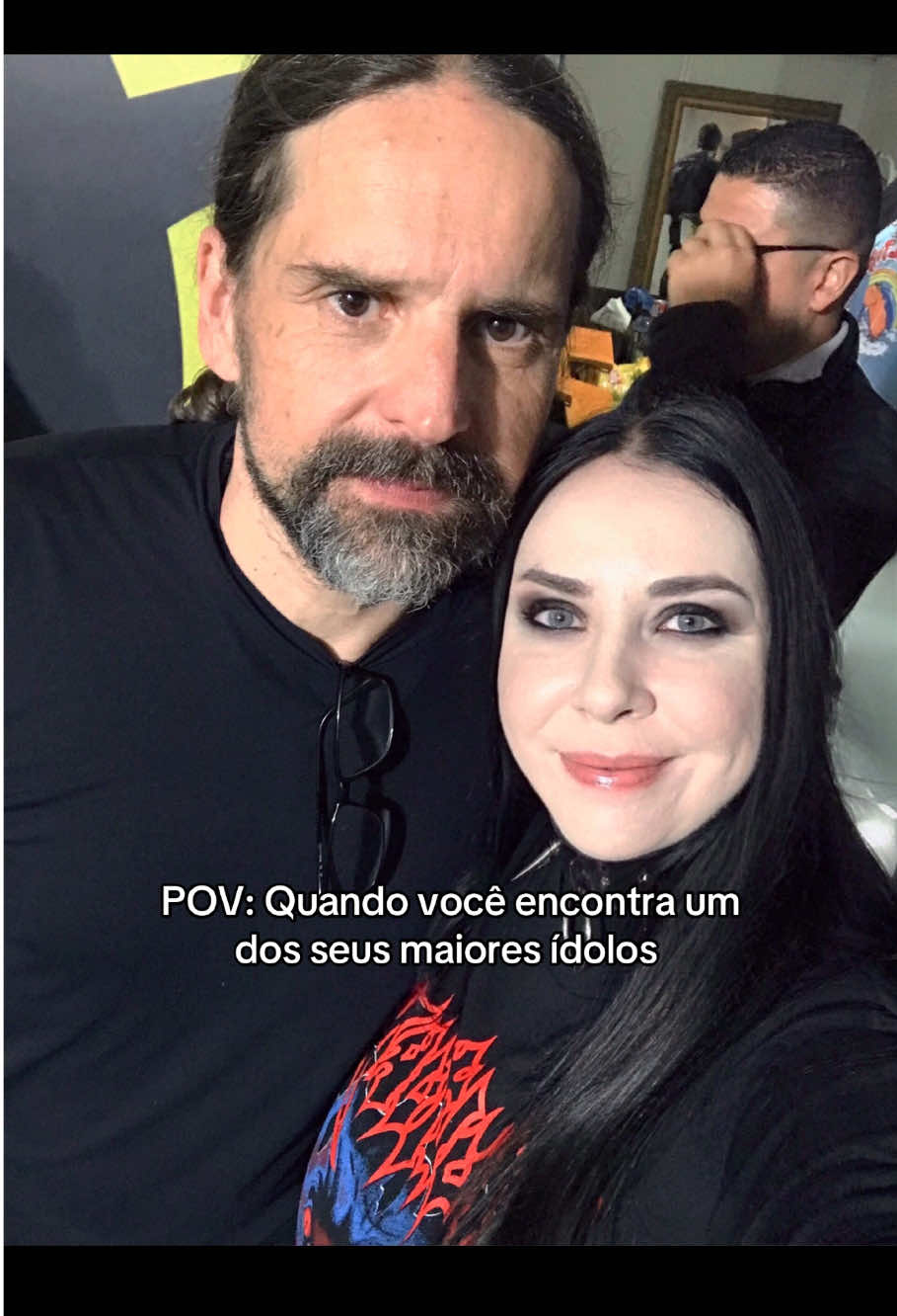 Andreas Kisser lenda 🖤 #sepultura #metal #rock #metalbrasil #andreaskisser #meetandgreet 