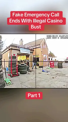 Part 1: Fake Emergency Call Ends With Illegal Casino Bust #cops #copsoftiktok #police #policeofficer #bodycam #crime #truecrime #truestory #foryou #fyp 