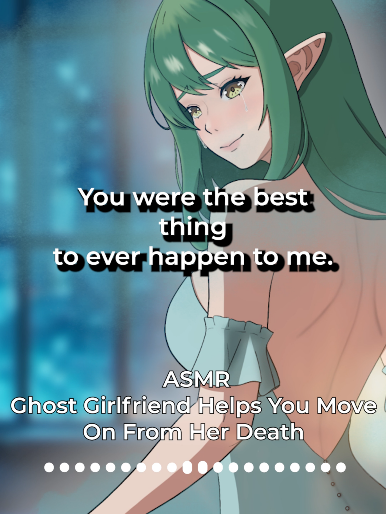 🎧 ASMR Ghost Girlfriend Helps You Move On From Her Death [F4A] [ASMR] [Supernatural] [Sad] [Comfort] It’s been some time since your girlfriend passed away. You’ve been depressed, lonely, and heartbroken ever since. You barely eat, sleep, or do anything other than wallow in misery. Your girlfriend can’t help herself anymore, and comes back in her ghostly form to comfort you and help you move on. I hope you enjoy this emotional and heartfelt audio. ♡ Use headphones for an immersive listening experience!🎧 FULL audio is out on my YouTube now! Give it a listen when you have the chance 💗 Link is in bio 🔗 🎤Voice Acting: EunoeVA 📝Scriptwriting: AnxiousPelicanASMR (Reddit) 🎨Art: EunoeVA (Character), Pinterest (Background) [Tags] #asmr #asmrgf #asmrgirlfriend #anime #animetiktok #asmrroleplay #girlfriendasmr #sleepaid #sleepaidasmr #asmrsleepaid #mommyasmr #vtuber #envtuber #vtuberen #vtuberclips #vtuberclip