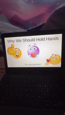 Why we should hold hands: the presentation