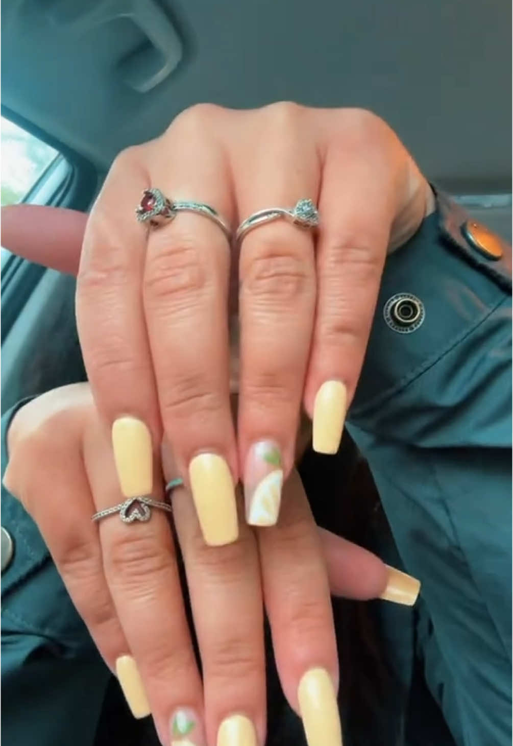 new nails🍋🍸 #foryoupage #fyp #nails #trending #fypシ 