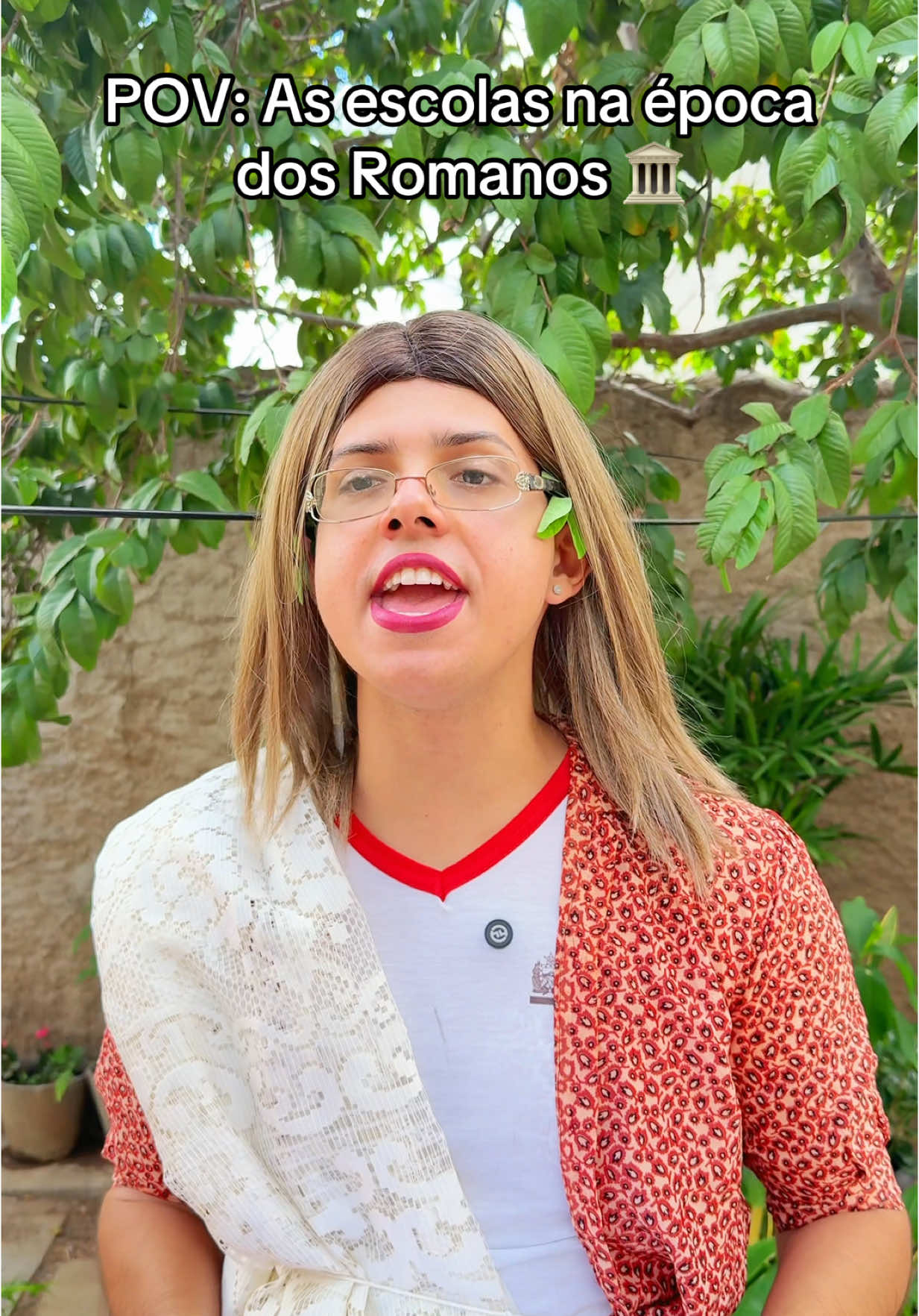 POV: Como era a escola na época dos Romanos 😂 É ASSIM NÉ? #comedy #escola 