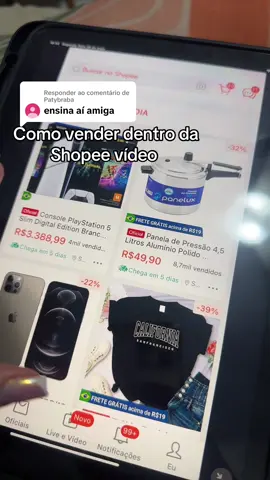 Respondendo a @Patybraba  #trabalharemcasa #rendaextra #afiliadashopee #afiliadashopee #afiliada #vendasonline 