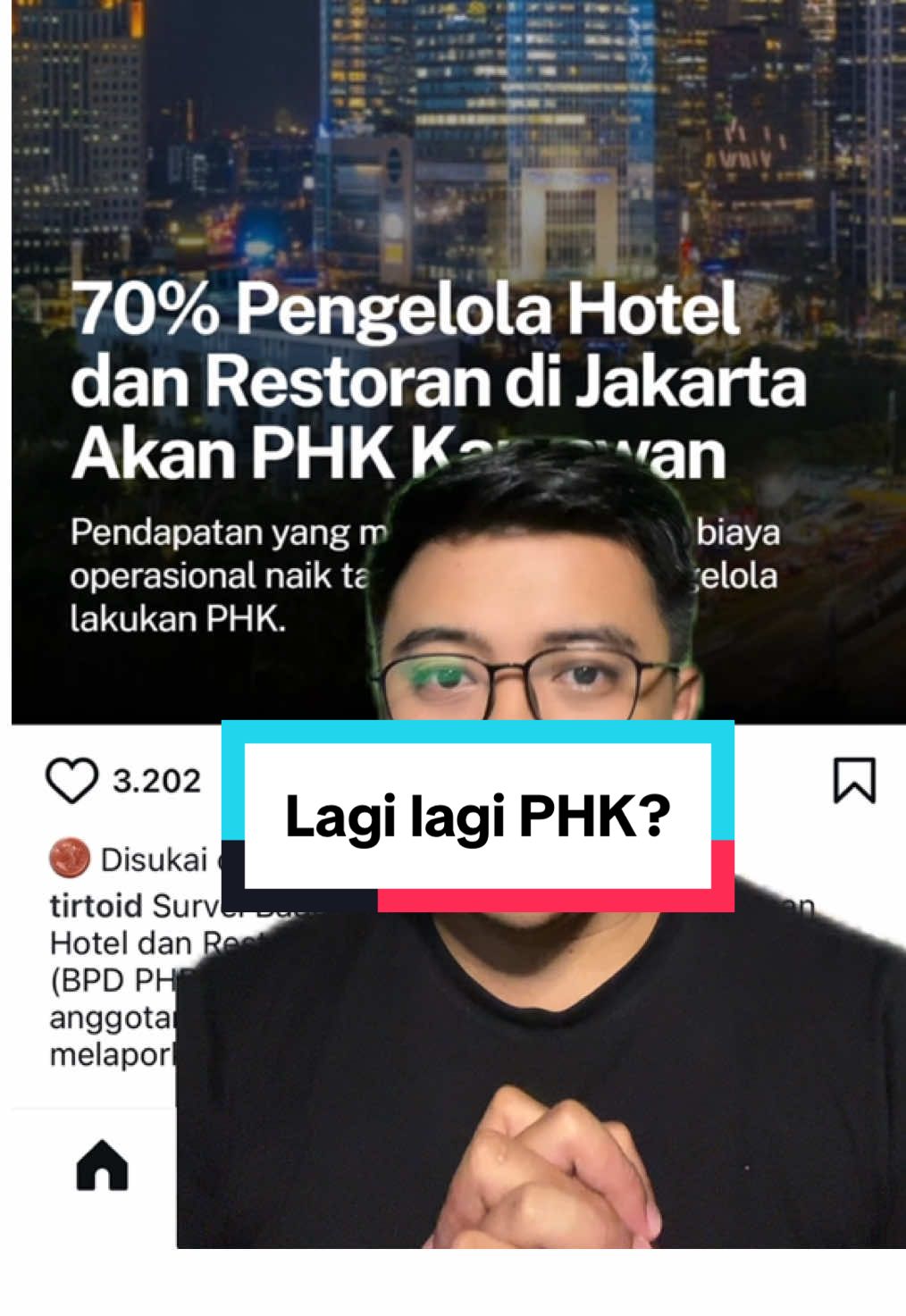 Lagi lagi kita denger kabar buruk #phk #phkmassal #hotel #restoran 