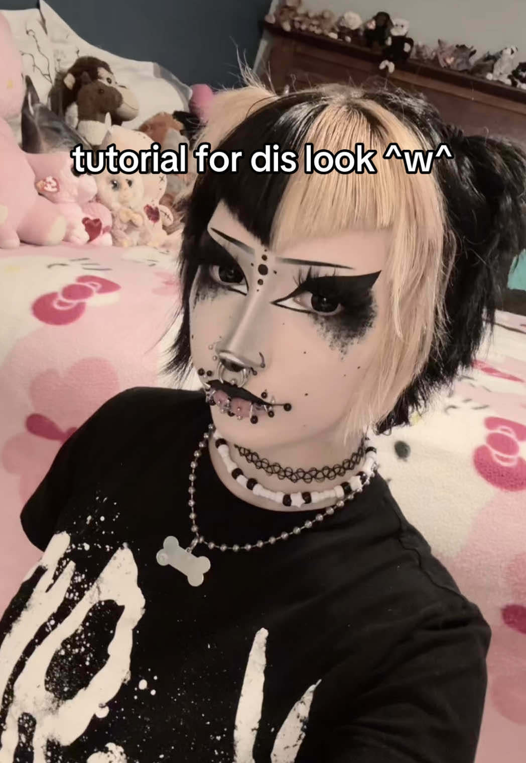 updated makeup tutorial!! #makeuptutorial #altmakeuptutorial #gothmakeuptutorial 