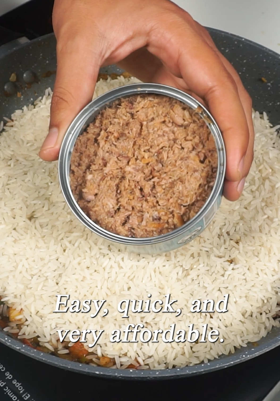 Arroz con atún superdelicioso Fácil, rápido y muy económico #cocina #recetas #RecetaFácil #CocinaTikTok #RecetasRápidas #CocinaCreativa #HackDeCocina #NiEnMilAños 