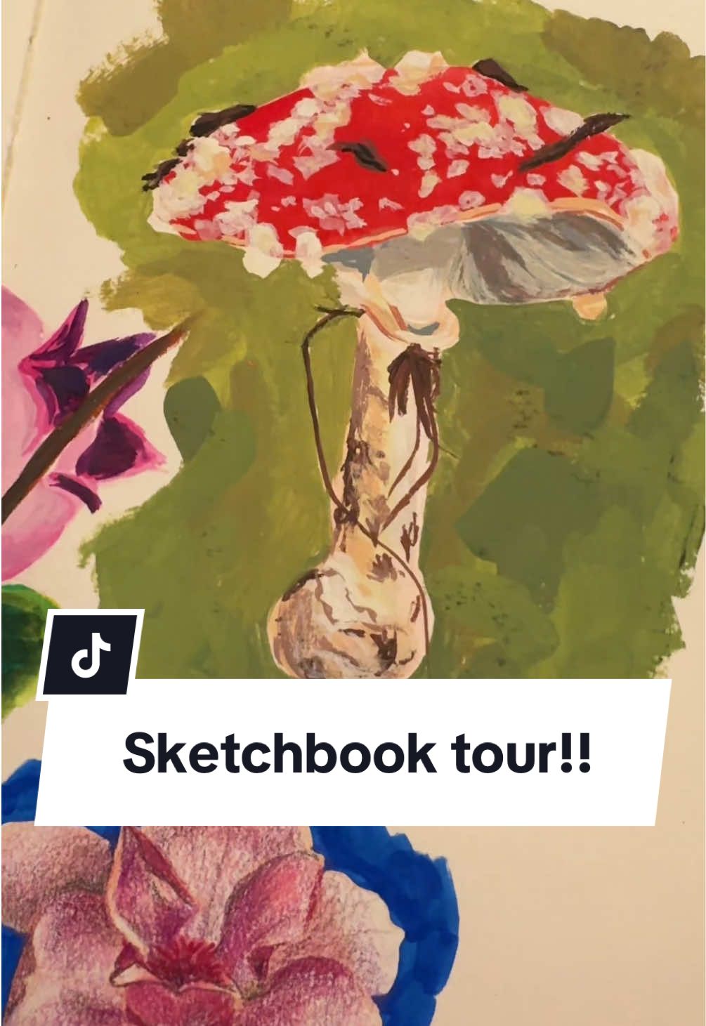 Little sketchbook tour! #sketch #sketchbook #drawing #sketchbookart #pendrawing #artist #painting #drawingideas #alcoholmarkers #markers #pencilart 