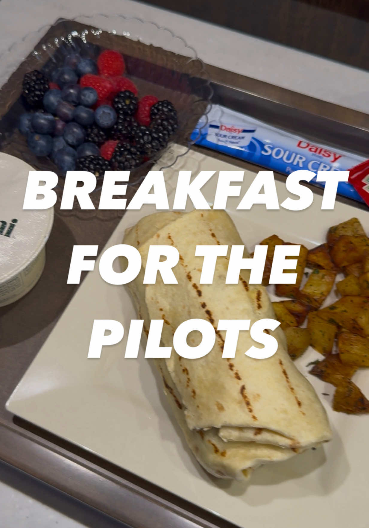 Serving the pilots breakfast at 45,000 feet — just part of the job as a private jet flight attendant ✈️✨ From prepping the meals to making sure every detail is just right, gotta keep the flight deck fueled and fed 🥸🛩️✨☕️ • • • #fyp #foryoupage #ApresArrival  #PrivateJetLife #FlightAttendantLife #CorporateAviation #JetSetGo #LuxuryTravel #DayInTheLife #BreakfastInTheSky #CrewLife #AviationTok #FAOnDuty #TravelTok #SkyHighService