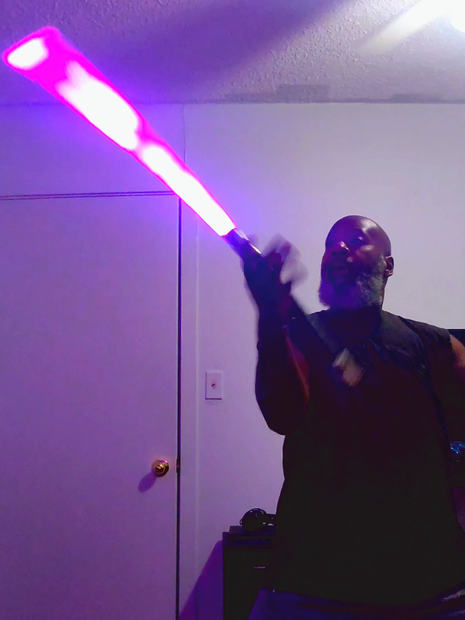 Trick strike tutorial. #swordplay #starwars #lightsaber #flowartistoftiktok @Cyphan 