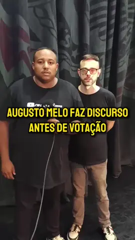 Ele fica? 🏴🏳️ A Central do Timão está presente no Parque São Jorge e traz agora uma análise do pronunciamento de Augusto Melo antes da votação do impeachment. 🎤 Daniel Keppler/ Central do Timão  🎤 Léo Rodrigues/ Central do Timão #centraldotimão #timão #sccp  #vaicorinthians #aquiécorinthians 