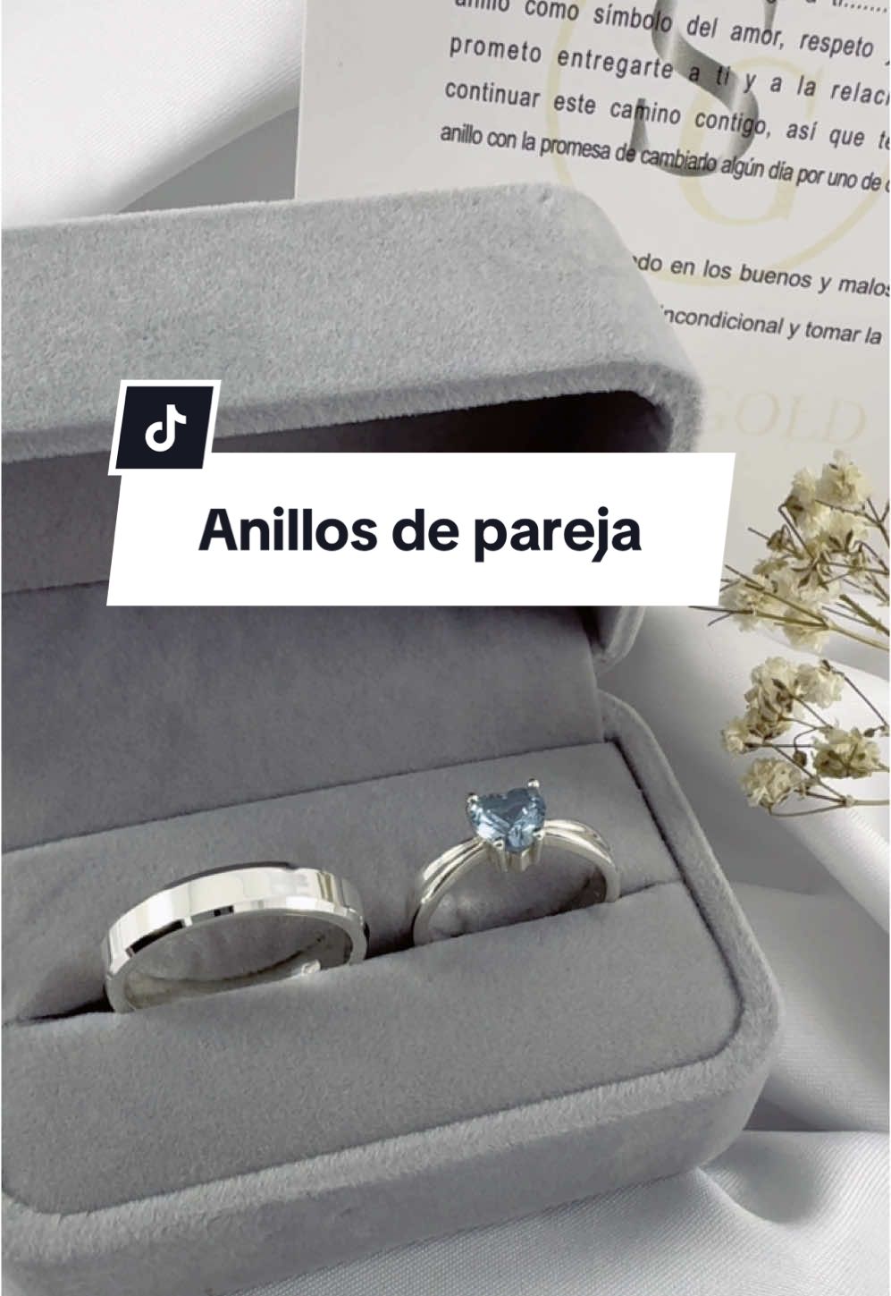 Los anillos de promesa son un símbolo de amor y lealtad 🥰💍 #anillosdepromesa #parejas #novios #amor #enamorados #anillosdepareja #plata950 #limaperu🇵🇪 