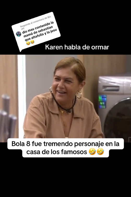 Respuesta a @Bio yet Karen sevillano hablando de bola ocho en la casa de los famosos Colombia. #karensevillano7 #sebastian #miguelmelfi #alfredo #lacasadelosfamosos #lacasadelosfamososcolombia 
