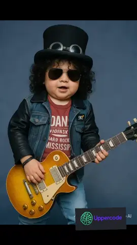 Slash Baby #80smusic #80sbaby #aiart #babyfever #artificialintelligence #music #slash #guitar #rock #gunsnroses #axlrose #Flashback #rock80s 