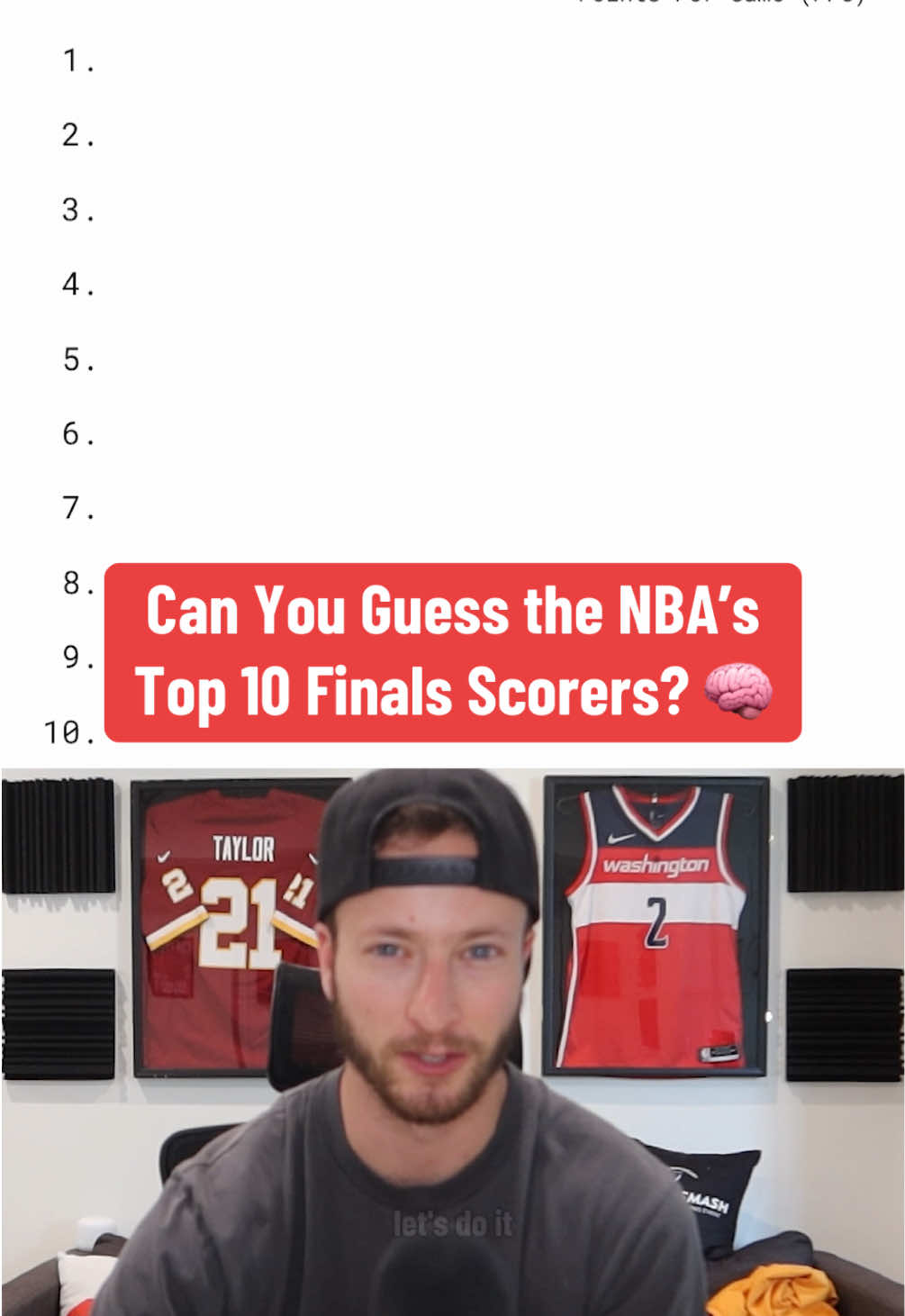 NBA Trivia: All-Time NBA Finals Scoring Leaders! #NBA #history #challenge 