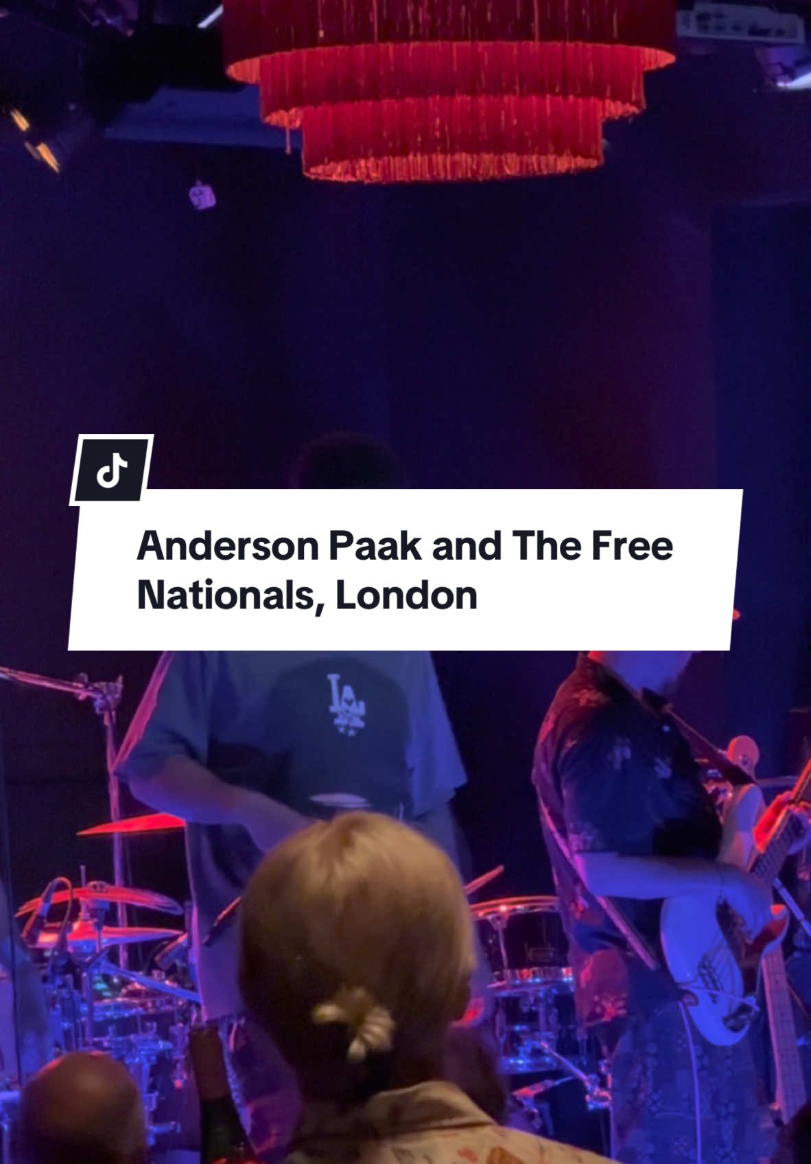 Anderson Paak and The Free Nationals live at Ronnie Scott’s in London #andersonpaak #silksonic #jazz #ronniescotts #london 