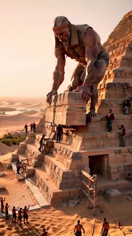 How the pyramids were made #alien #ai #giants #pyramids #desert #fyp #cadamitologia 
