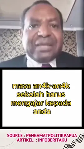 👆 Pace Papua itu marah kpd  P. @prabowo ... Terkait  
