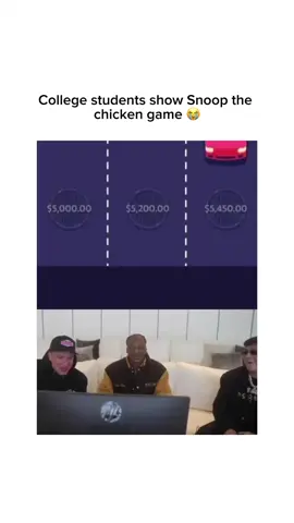 College students show Snoop the chicken game 😭 #stevewilldoit #togi #snoopdogg #fypシ゚viral #fypviralシ #trending 