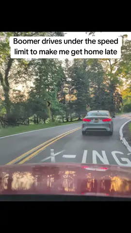 Boomer drives under the speed limit to make me get home late #dashcam #foryou #fyp 