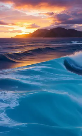 Beautiful ocean sunset 🌅🥰🌊#amazing #life #landscape #nature #ocean #waves #sunset #sunrise #view #beautiful  