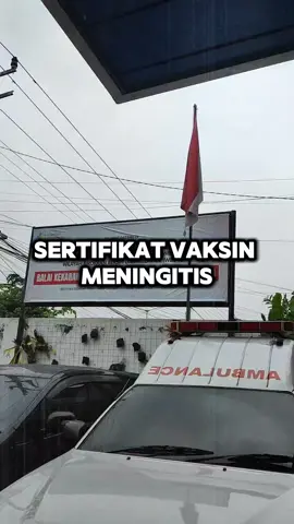 “Jangan sampai lupa ya! Sertifikat Vaksin Meningitis ini WAJIB untuk umroh. Bisa daftar online lewat situs resmi SINKARKES, pilih lokasi KKP terdekat, dan vaksin.  “Yuk, lengkapi semua dokumen umroh kamu. Jangan sampai berangkatnya tertunda cuma gara-gara ini!” Yuk, siapin dari sekarang biar ibadahnya tenang dan lancar! Info daftar umroh ke: 08-222-13-66-287 (Jara)  #TipsUmroh #SyaratUmroh  #SahabatUmrohKeluargaAnda #UmrohSamira #UmrohMudah #VaksinMeningitis #SamiraTravel #Trending #Viral #Fyp #Foryou 