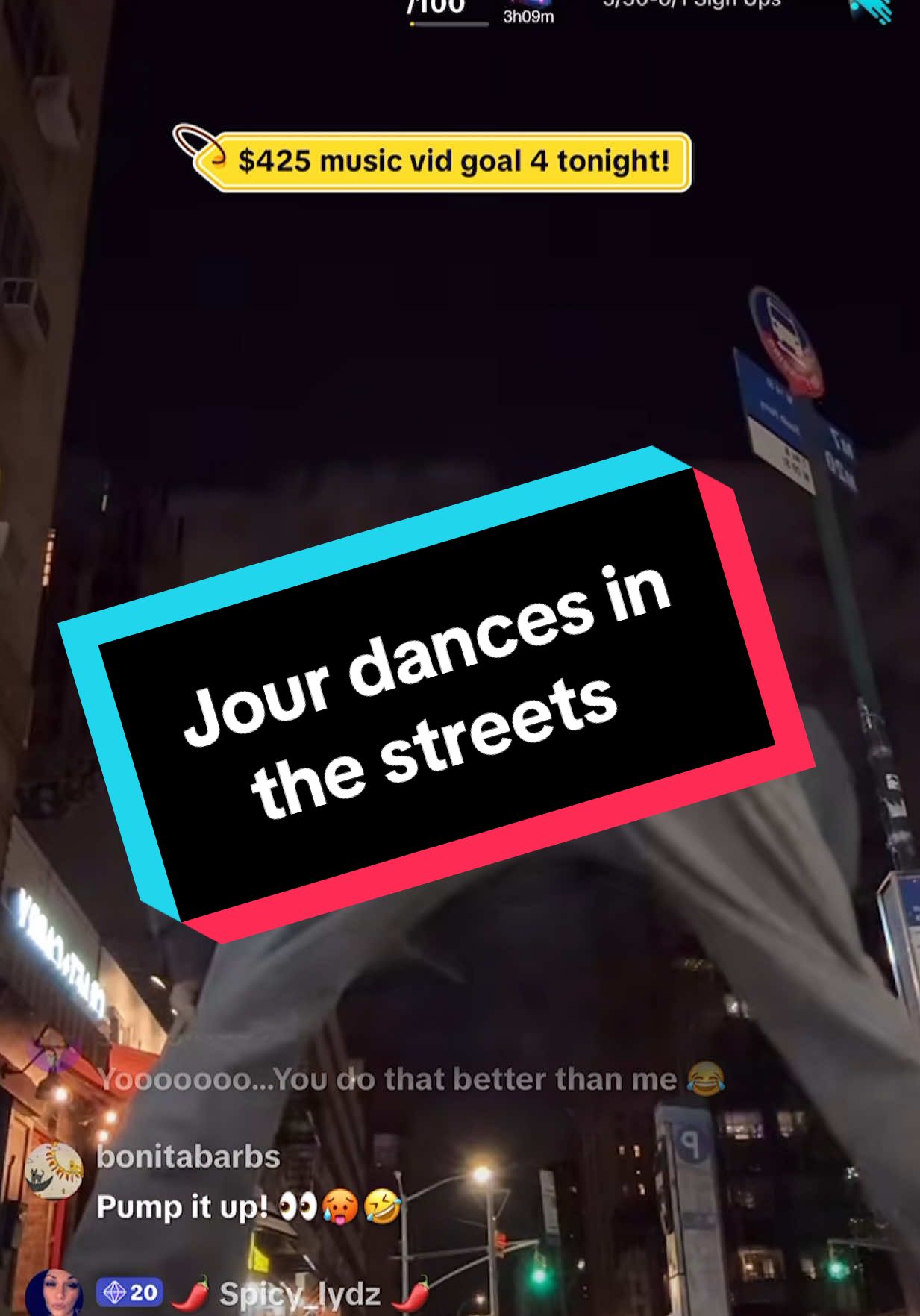 Jour shows us some dance moves in the streets #jourdanblue @jourblue 