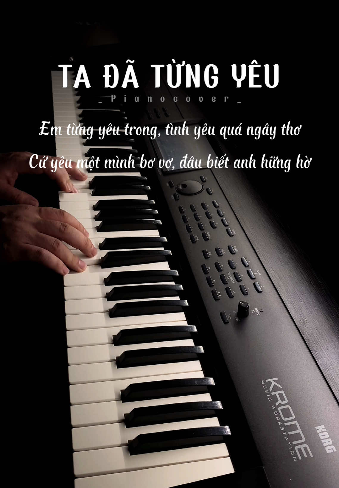 Em từng yêu trong tình yêu quá ngây thơ,... #tadatungyeu #piano #pianocover #tamtrang #nhachaymoingay #karaoke #lyrics #sad 
