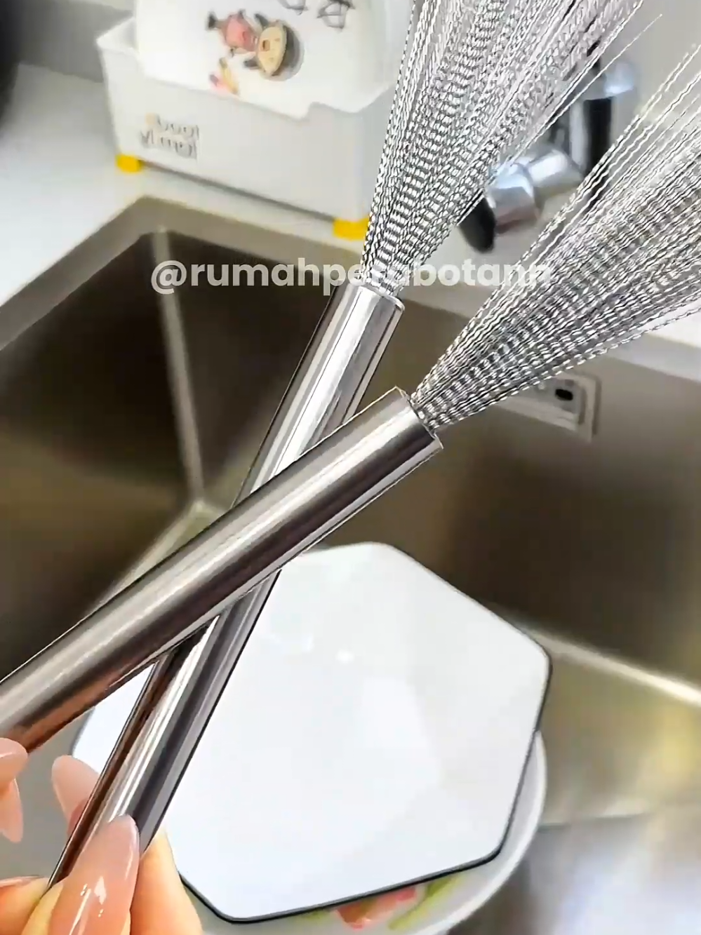 Sikat Panci Stainless Steel #sikatpanci #sikatstainless #sikatpancidispenser #sikat #sikatcucipiring #sikatkawat #fyp #belilokal #tiktokshopindonesia 