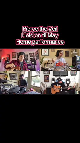 Pierce the Veil home performance of Hold on til May #ptv #piercethevei #vicfuentes #homeperformance 