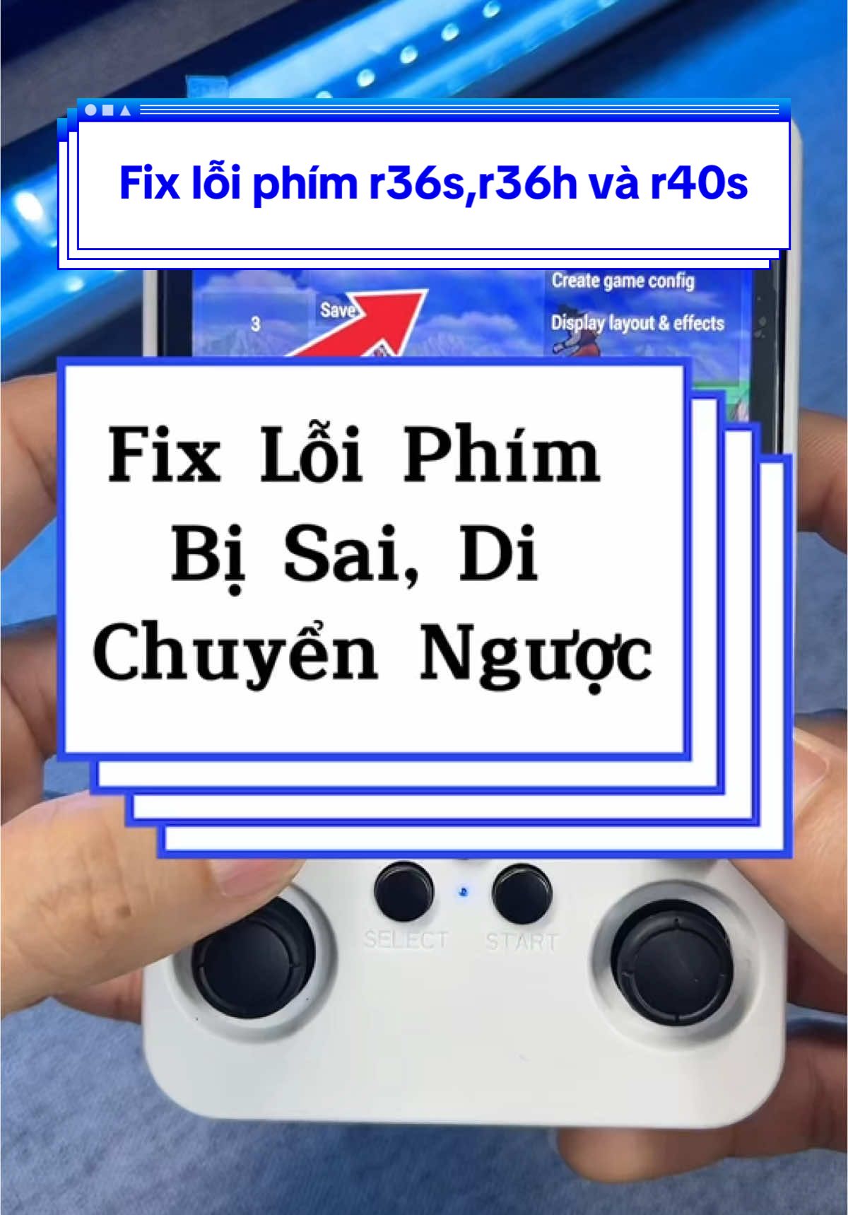 Fix Lỗi Phím Bị Sai, Ngược Không Đúng Hướng, Fix được cho cả R36s, R36H và R40s pro #tiemnhanic1108 #xh #maychoigame #maychoigamecamtay #r36s #r36h #r40s