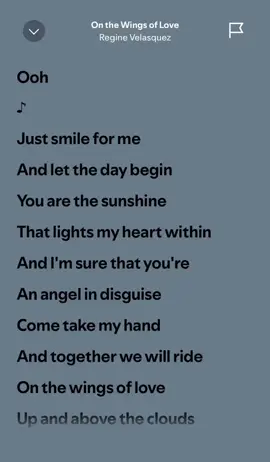 On the Wings of Love #lyrics #foryou #fyp #music 