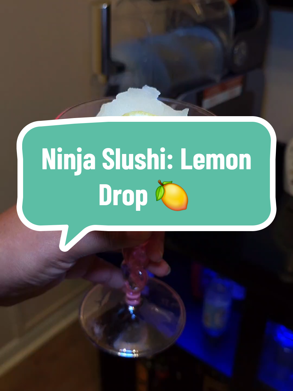 You cannot go wrong with this Lemon Drop slushi recipe! #NinjaSlushi #NinjaSlushMaker #NinjaDrinkMaker #NinjaFrozenDrink #BoozySlush #CreamyCocktail #DrinkTok #CocktailTime #SlushieSeason #FrozenDrinks #TastyAF #DrinksOfTikTok #WeekendVibes #EasyCocktails #QuickCocktails #FoodieFinds #EasyDrinkRecipes  #TikTokBartender #ViralDrinks #LetsGetFrosty #NinjaSlushiRecipe #Slushi #CapCut #wlw #foryoupage 