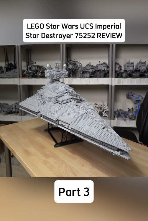 LEGO Star Wars UCS Imperial Star Destroyer 75252 REVIEW. Part 3 #lego #legostarwars #legofortnite #legoset #fyp 