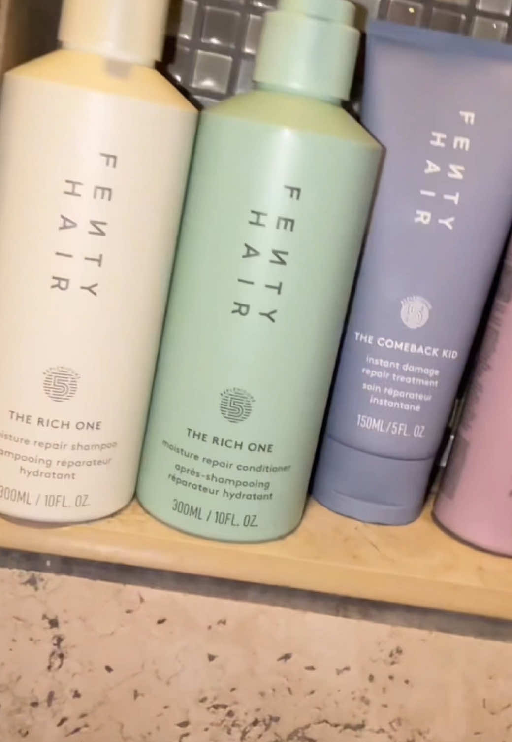 The shampoo and conditioner are like a hydration dream team, and the heat protectant styler? Obsessed.  My hair feels smoother, shinier, and just... healthier. Plus, the scent? I can't even describe how luxe it smells-it's giving main character energy. * If you've been looking for a hair care bundle that actually makes a difference, this might just be it. My hair has never felt this soft, and I'm lowkey addicted. Damaged hair who?  #DamagedHair #HairCareBundle #fentyhair #fentyhaircare #haircarebundle #shampooandconditioner #heatprotectant #hairtok #tiktokshopcreatorpicks #tiktokshoprestock #tiktokshopfinds #ttscreatorbash @Fenty Beauty 
