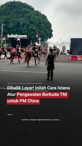 Presisi, Disiplin, dan Kebanggaan Nasional 🇮🇩🐎 Momen langka di balik megahnya penyambutan kenegaraan, Satuan TNI dari Resimen Kavaleri Berkuda Ronggolawe tampil gagah mengawal kedatangan Perdana Menteri China ke Istana Negara. Tapi sorotan tak hanya pada parade. Di balik layar, ada dedikasi luar biasa dari rekan-rekan TNI, Polri, dan tim protokoler istana. Gerak mereka serempak. Tegas. Tanpa cela. Semua demi nama baik bangsa di hadapan tamu negara. Inilah Indonesia, yang tak hanya ramah, tapi juga teratur dan terhormat. 🎥 Kolonel Edward Sitorus @edwardsitorus_channel_ #ParadeKehormatan #TNI #Polri #ProtokolerIstana #ResimenBerkuda #KunjunganKenegaraan #KawalPMChina #DisiplinTanpaTanding #KebanggaanNasional #IndonesiaHebat #InilahCom