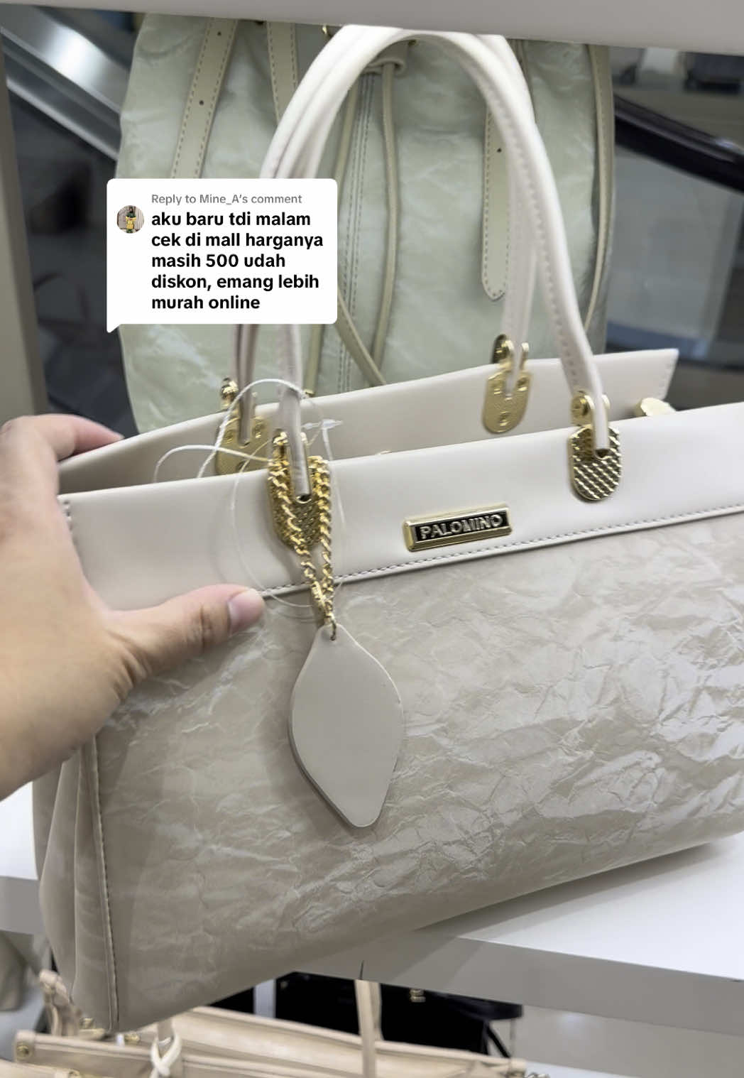 Replying to @Mine_A jauh lebih murah disini #taselegant #taskerja #palomino 