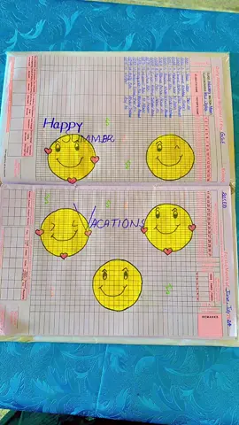 #decoration #attendance register design#teachers #viral #school #summervacations 