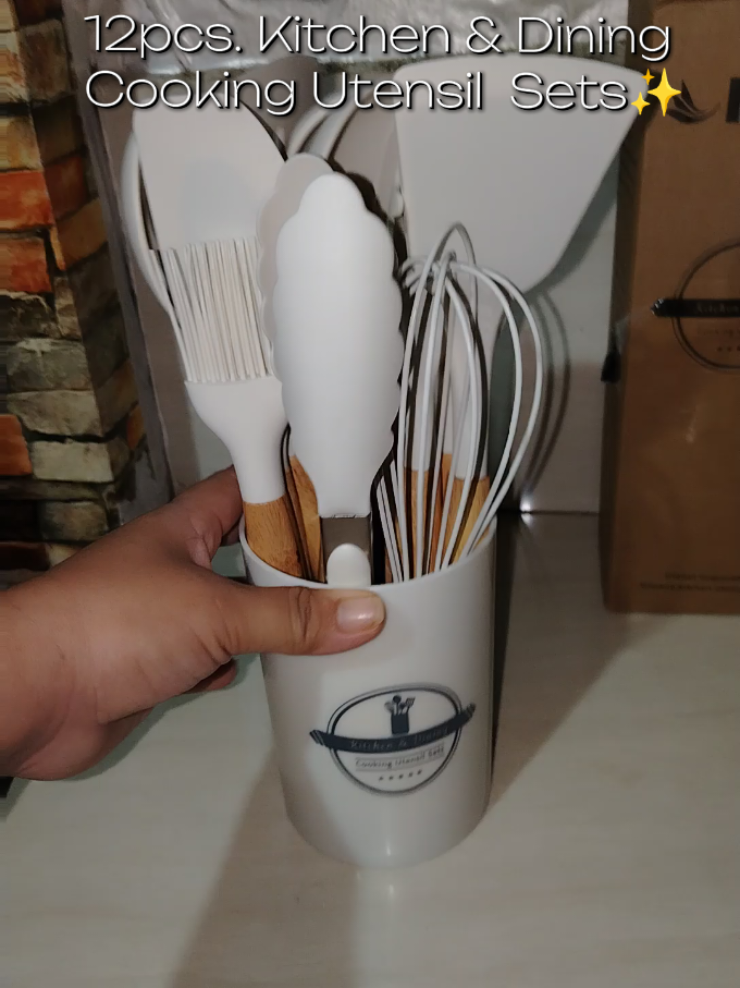 Kira 12pcs Kitchen and Dining ' Cooking Utensils Sets✨#utensils #kitchenutensils #kitchentool #kitchenware #utensilset #cookingset #set 