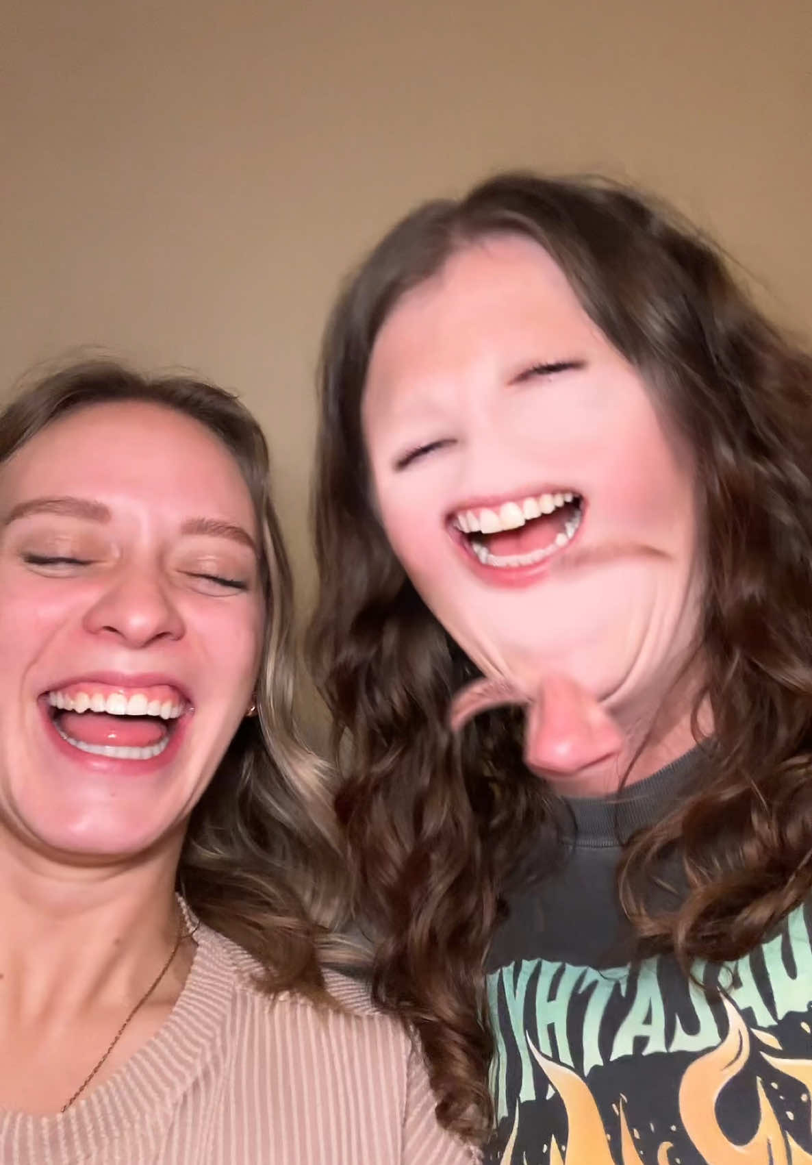 Hello. This is us #funnyface #facefilter 
