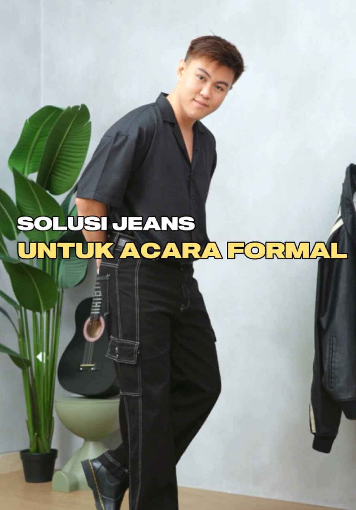 Who says jeans cuma buat santai? Disulap dikit, langsung cocok ke acara formal 😮‍💨🎩 #Jinisodenim #WIBGajian #Guncang66SpesialGajian  #Guncang66 #ActiveJeansActiveSoul #SeeItFeelIt #jinisoemangkeren #outfitinspiration #jeansmurah #jeanspria 