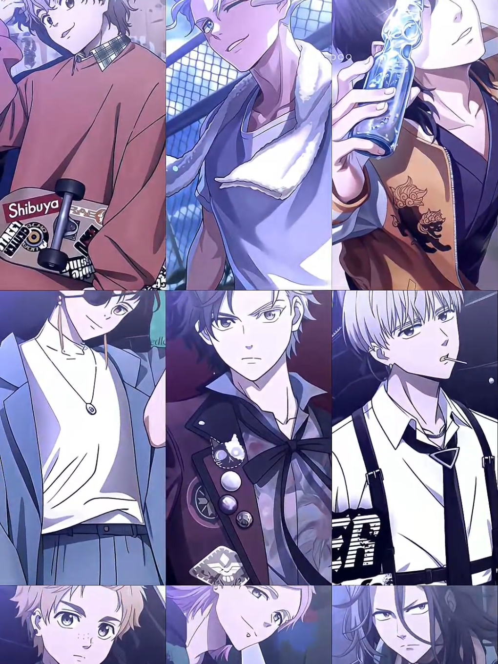 phong phong  semua ganteng #chojitomiyama #umemiyahajime #togamejou #suohayato #sakuraharuka #kajiren #nireiakihiko #kiryumitsuki #sugishitakyotaro #windbreaker  cr prst:@Gokaizen - am prem di bio 