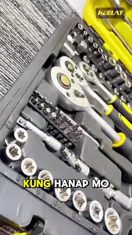 Check out KEELAT 121Pcs Ratchet Wrench Set (50HRC) DIY Tools Screwdrivers Hex Drive Durable Hardened Steel.#keelat 