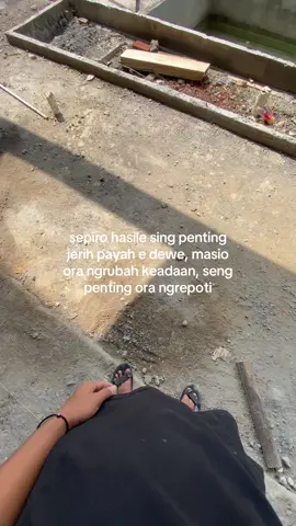 penting bersyukur😇 #pekerjakeras #anakrantau #kuli #bangunan 