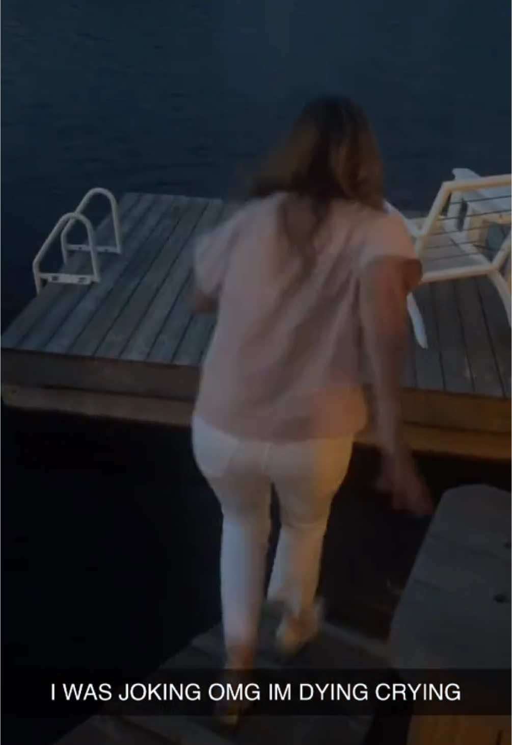 Didn’t even hesitate 😭😂 (@Jordann Abrams) #fail #jump #fall #lake 