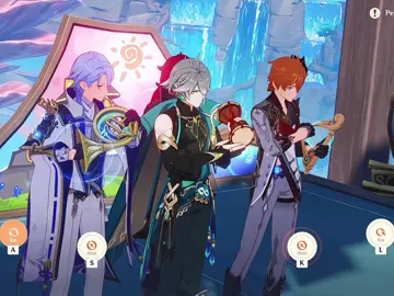 Telat setahun gpp lah ya 😂 @Kyouka☆ @Irise Baskerville 🍂 @𝐘𝐚𝐤𝐬𝐡𝐚🍁 #GenshinImpact #alhaitham #ayato #diluc #tartaglia #27mei 