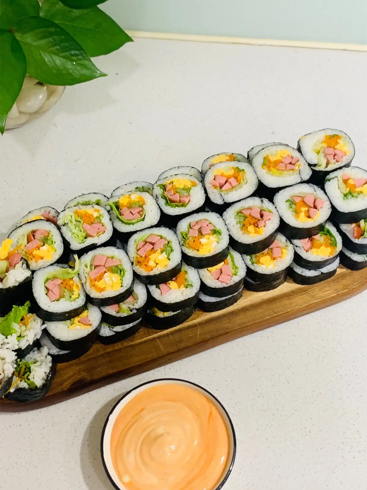 Cách làm kimbap đơn giản #cơmgiađình #buacom100k #xuhuong #buacomgiadinh 