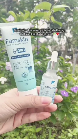 Tẩy sạch, da mịn, không thâm với Famskin #kemtaylong #famskin #taylongnach #taylongvungkin #famvita #taylongvungbikini #Caolong #waxlong #trietlongvinhvien #famvita