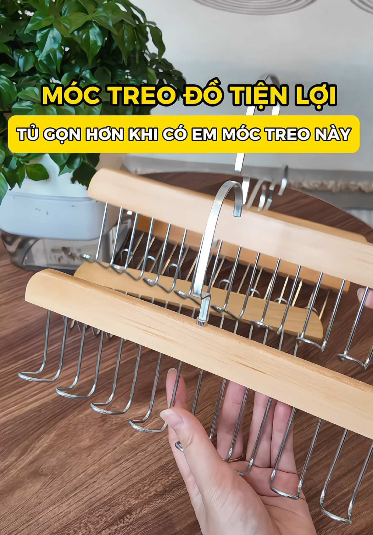 Móc treo được nhiều, giúp gọn tủ quần áo, dễ tìm đồ nữa nha #moctreoquanao #moctreoquanaodanang #dandanreview #nhacuadoisong #giadungtienich 