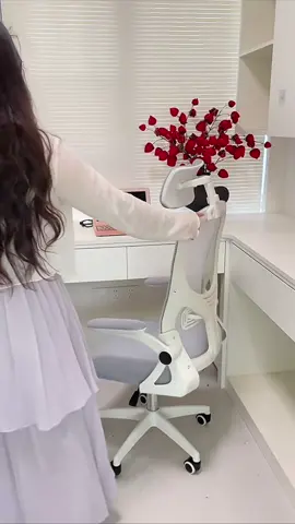 GHẾ XOAY VĂN PHÒNG CÔNG THÁI HỌC TAY GẬP - TỰA ĐẦU - TỰA LƯNG THOÁNG KHÍ #xuhuong #xuhuongtiktok 